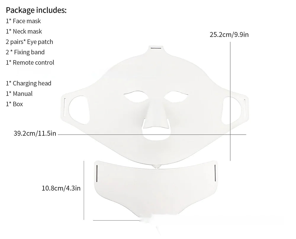 LullaGlow™ LED Light Therapy Face Mask - Professional At-Home Skincare