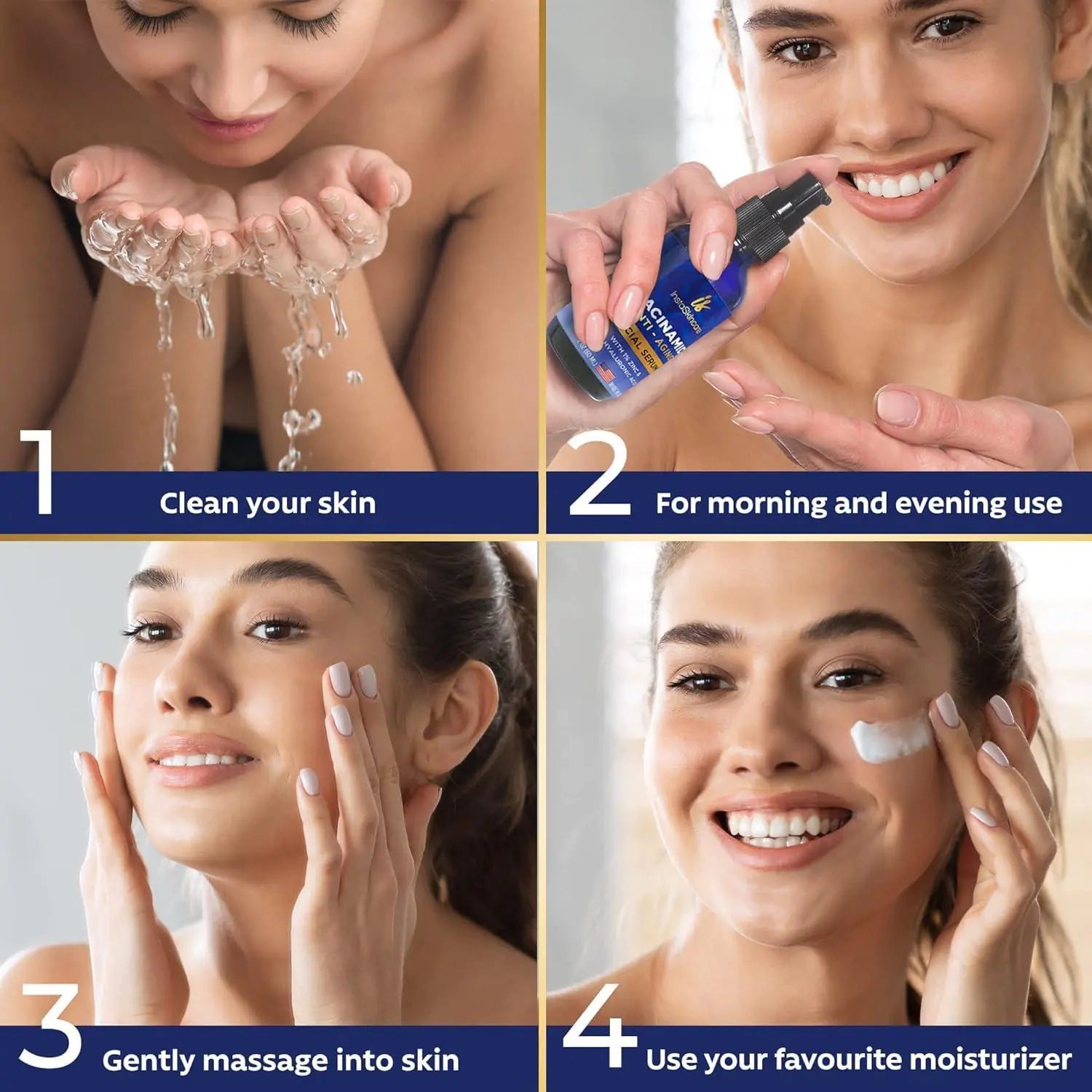 Niacinamide Serum 8Oz - 10% with Zinc, 1% Vitamin B3 Brightening Serum