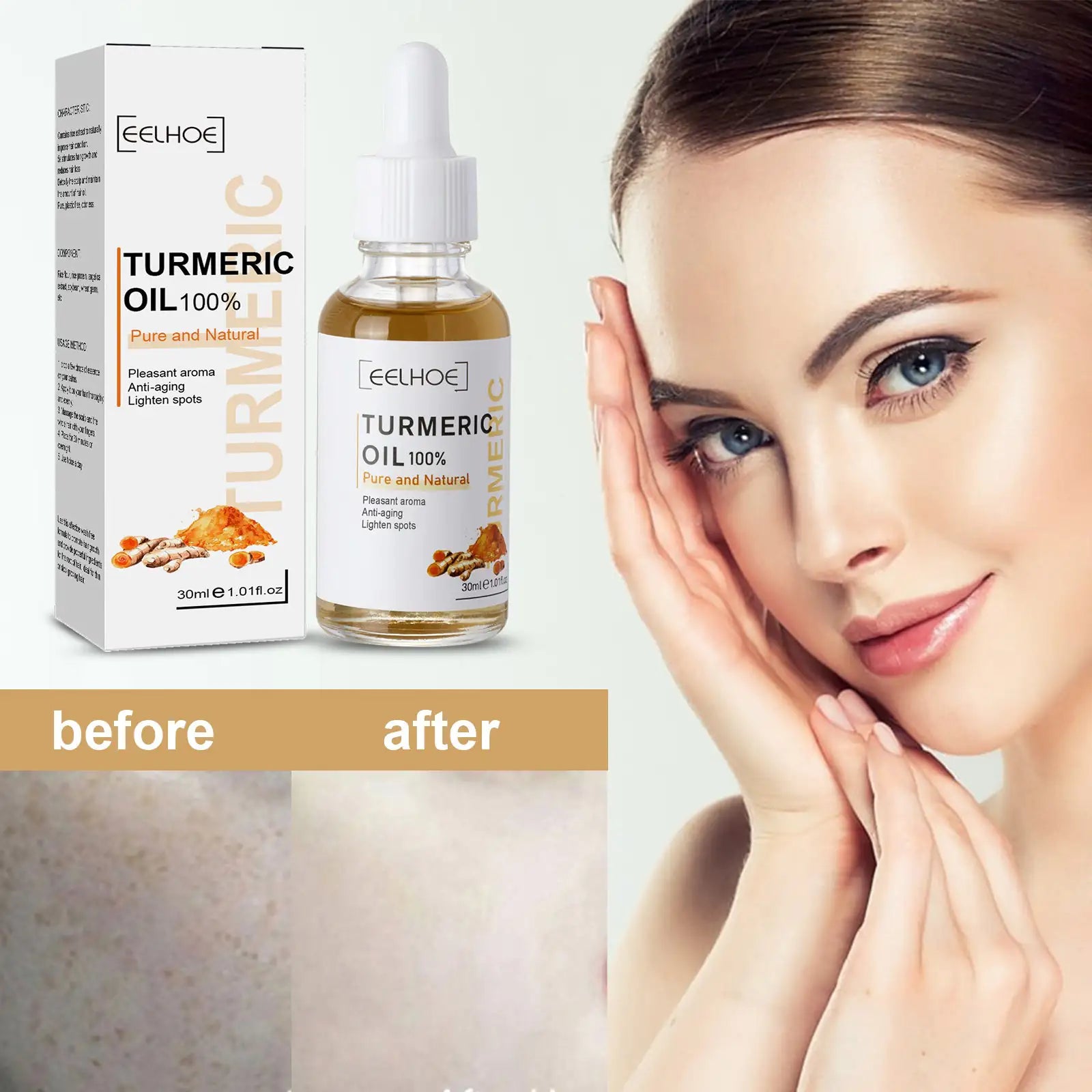 Turmeric Dark Spot Correction, Moisturizing, And Repairing Skin Tone Serum